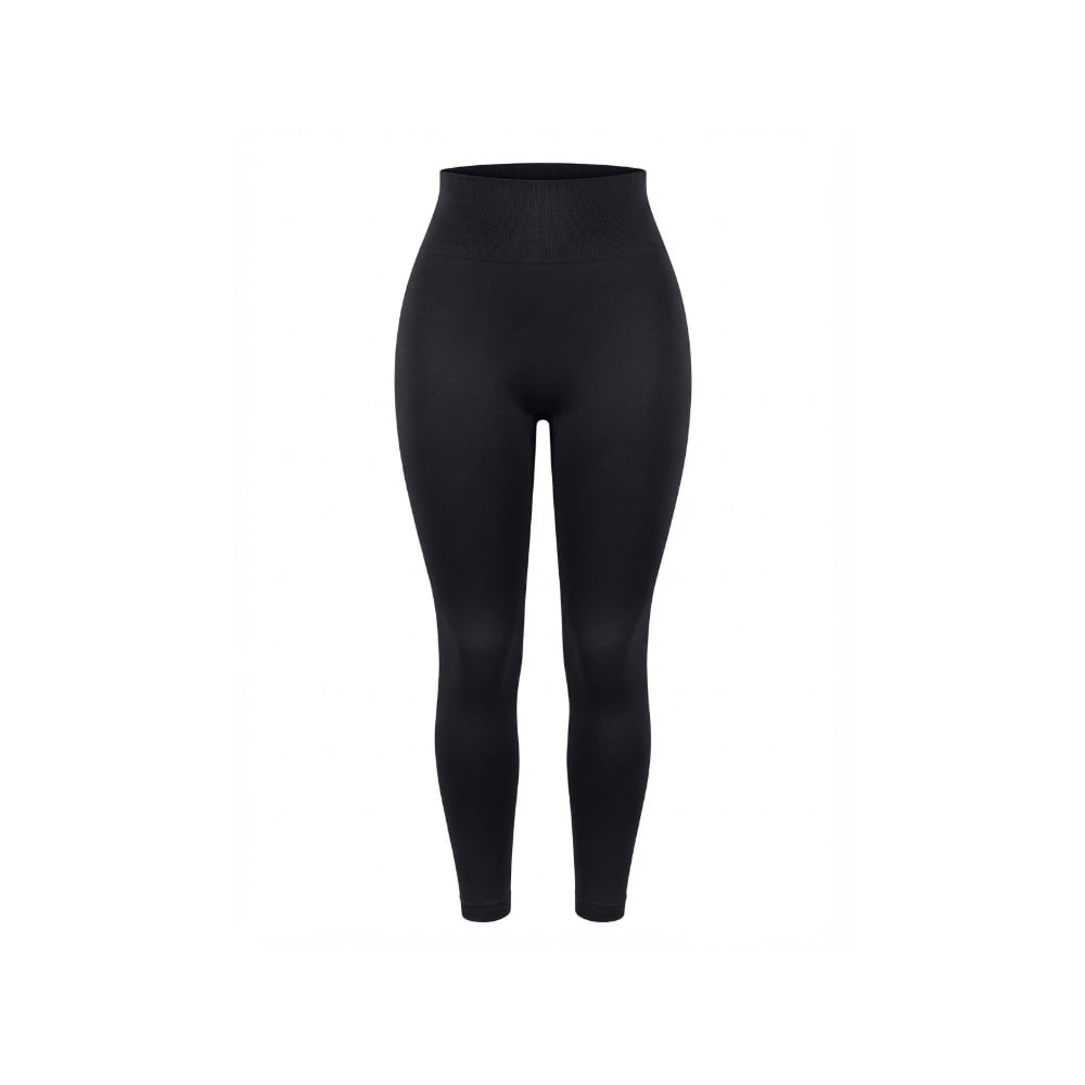 Licra larga de cintura alta color negro Alby (Talla única) - Imagen 1