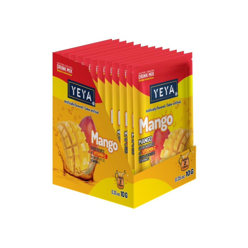 Refresco instantáneo sabor mango YEYA (26 x 10 g / 0.35 oz) - Imagen 1