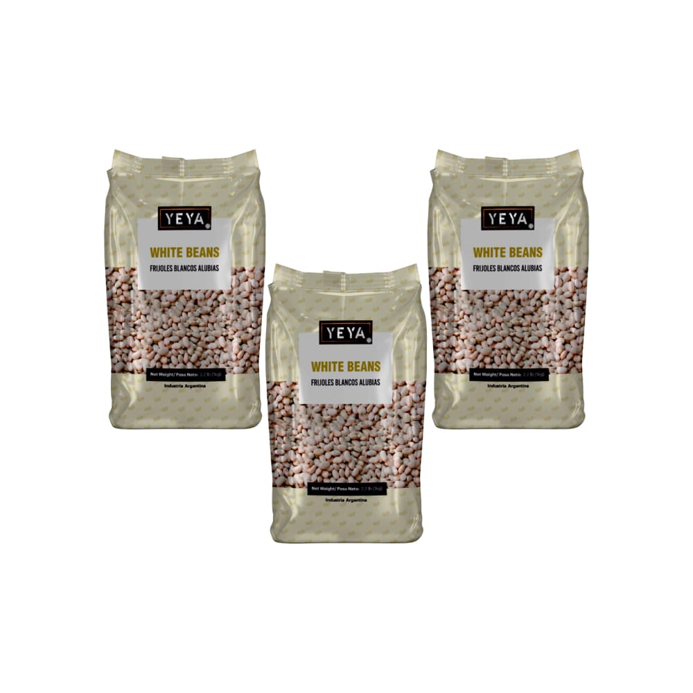 Frijoles blancos Yeya (3 x 1 kg / 2.2 lb) - Imagen 1