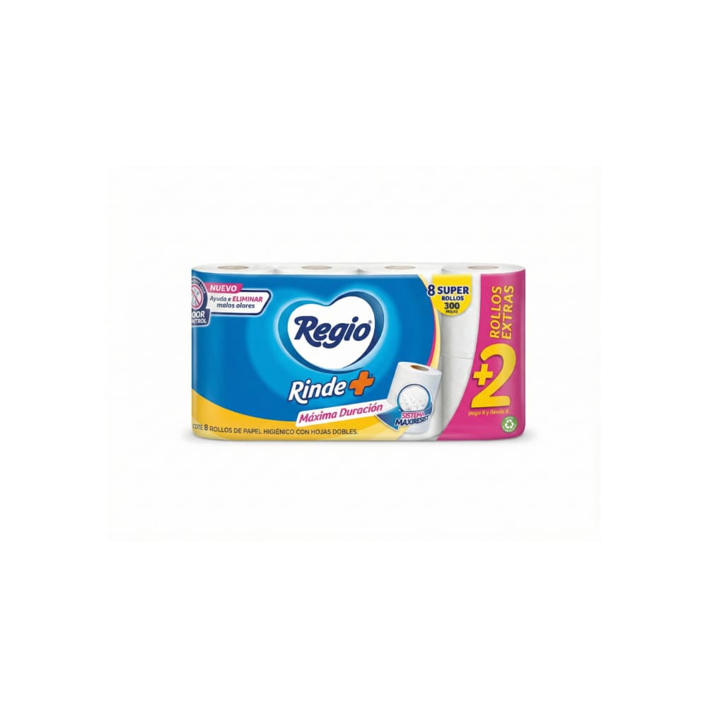 Papel higiénico con hojas dobles Regio (8 U) - Imagen 1