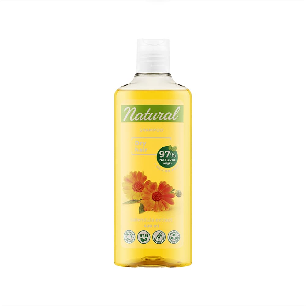 Champú para cabello seco con extracto de caléndula Aroma Natural (400 ml) - Imagen 1
