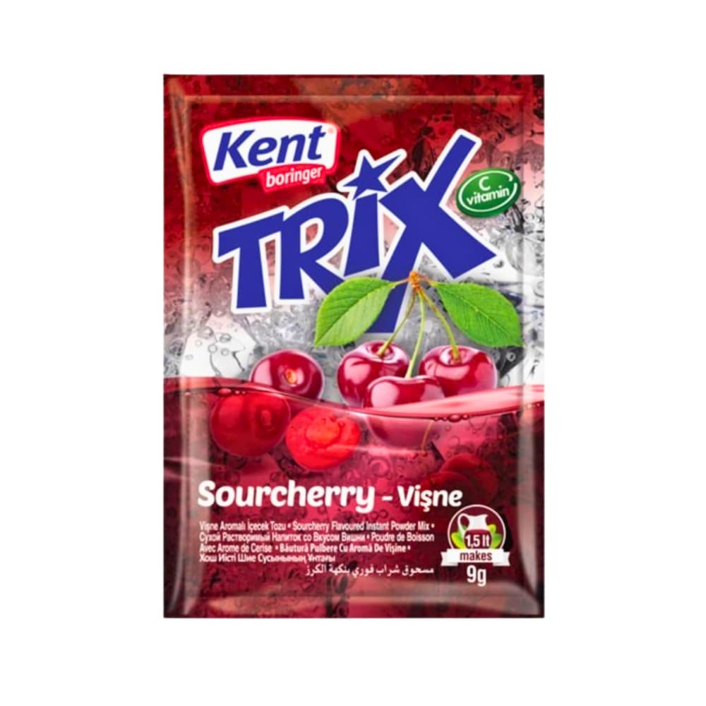 Refresco en polvo con sabor a cereza ácida Trix (9 g) - Imagen 1