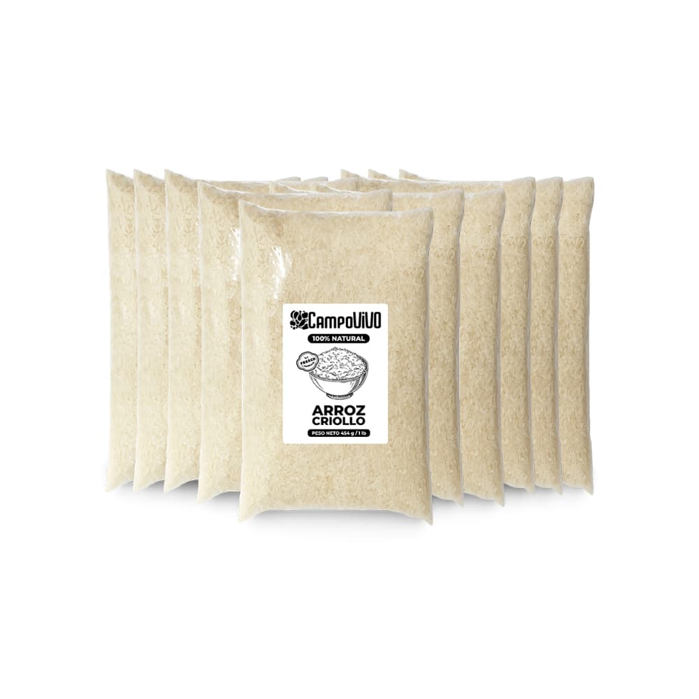 Arroz criollo Campo Vivo (10 x 454 g / 1 lb) - Imagen 1