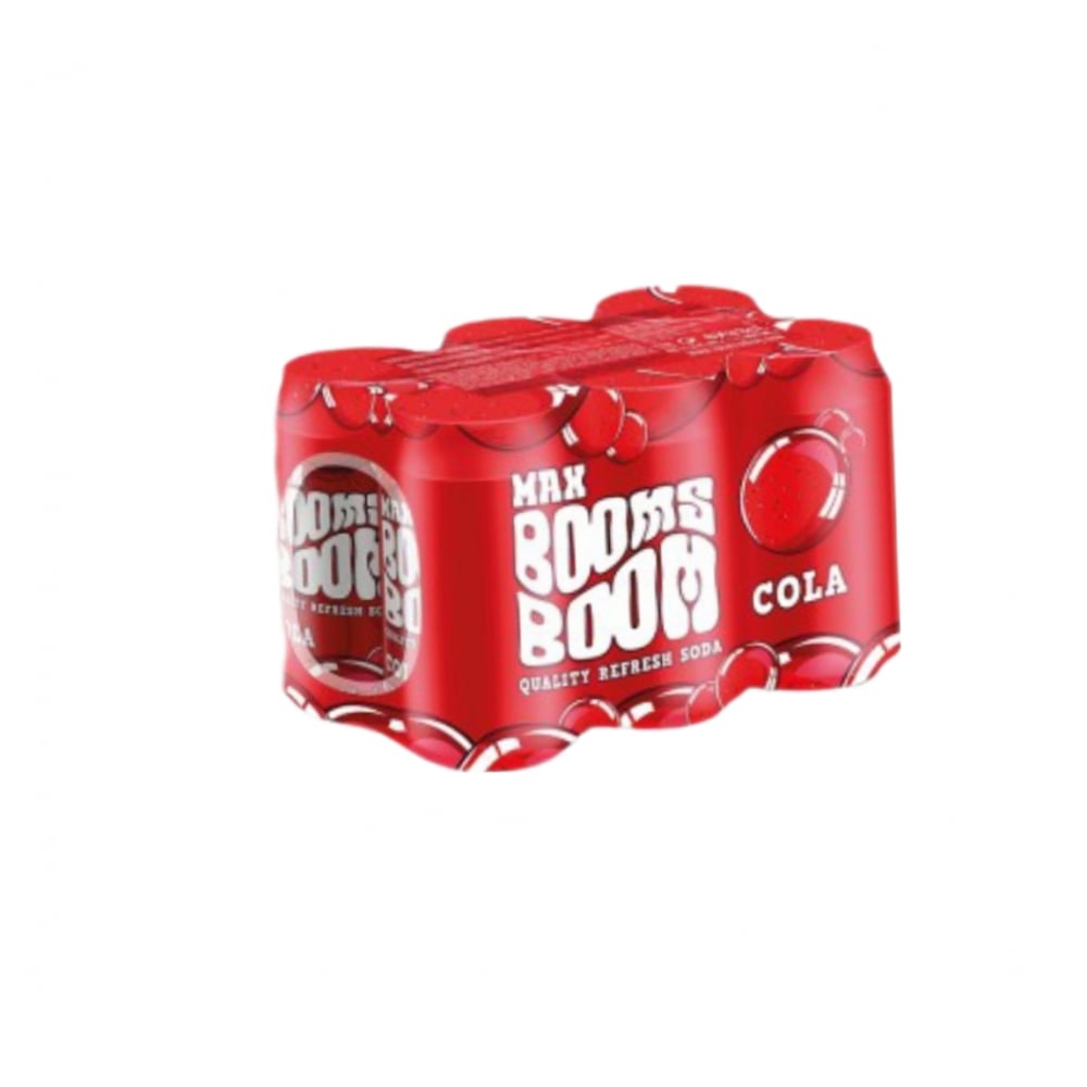 Refresco gaseado de cola Max Booms Boom (6 x 330 ml) - Imagen 1
