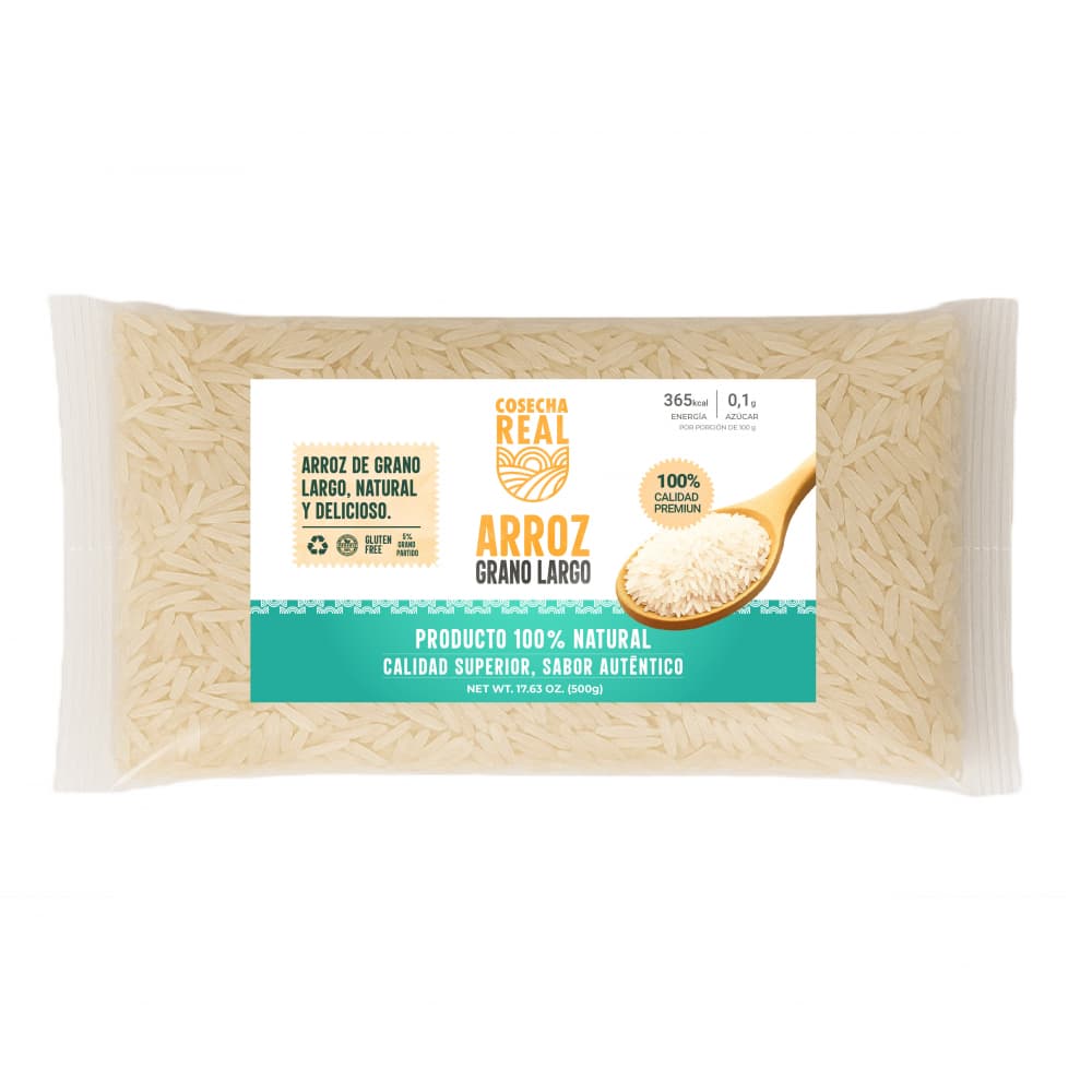 Arroz de grano largo Cosecha Real (500 g / 1.1 lb) - Imagen 1