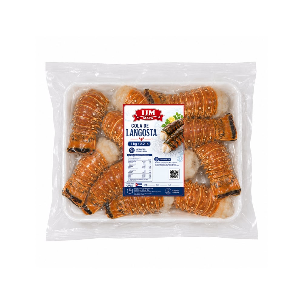 Cola de langosta IJM Maya (1 kg / 2.2 lb) - Imagen 1