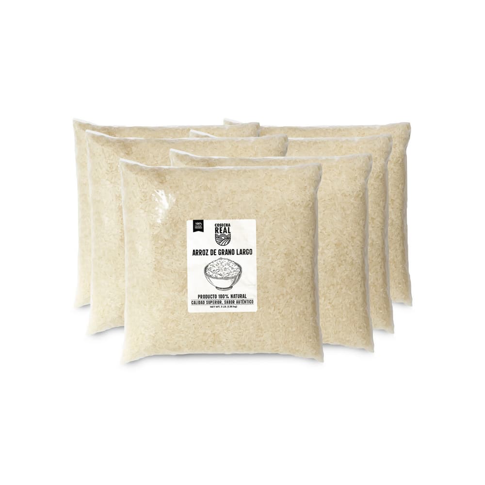 Arroz de grano largo Cosecha Real (6 x 1.36 kg / 3 lb) - Imagen 1