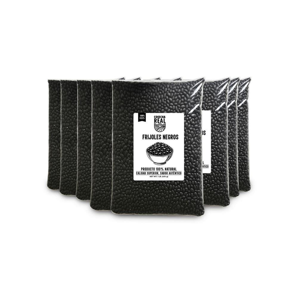 Frijoles negros Cosecha Real (8 x 454 g / 1 lb) - Imagen 1