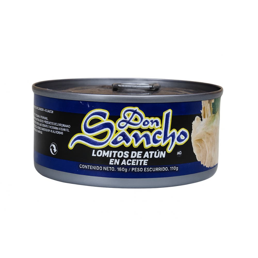 Lomitos de atún en aceite Don Sancho (160 g / 5.64 oz) - Imagen 1