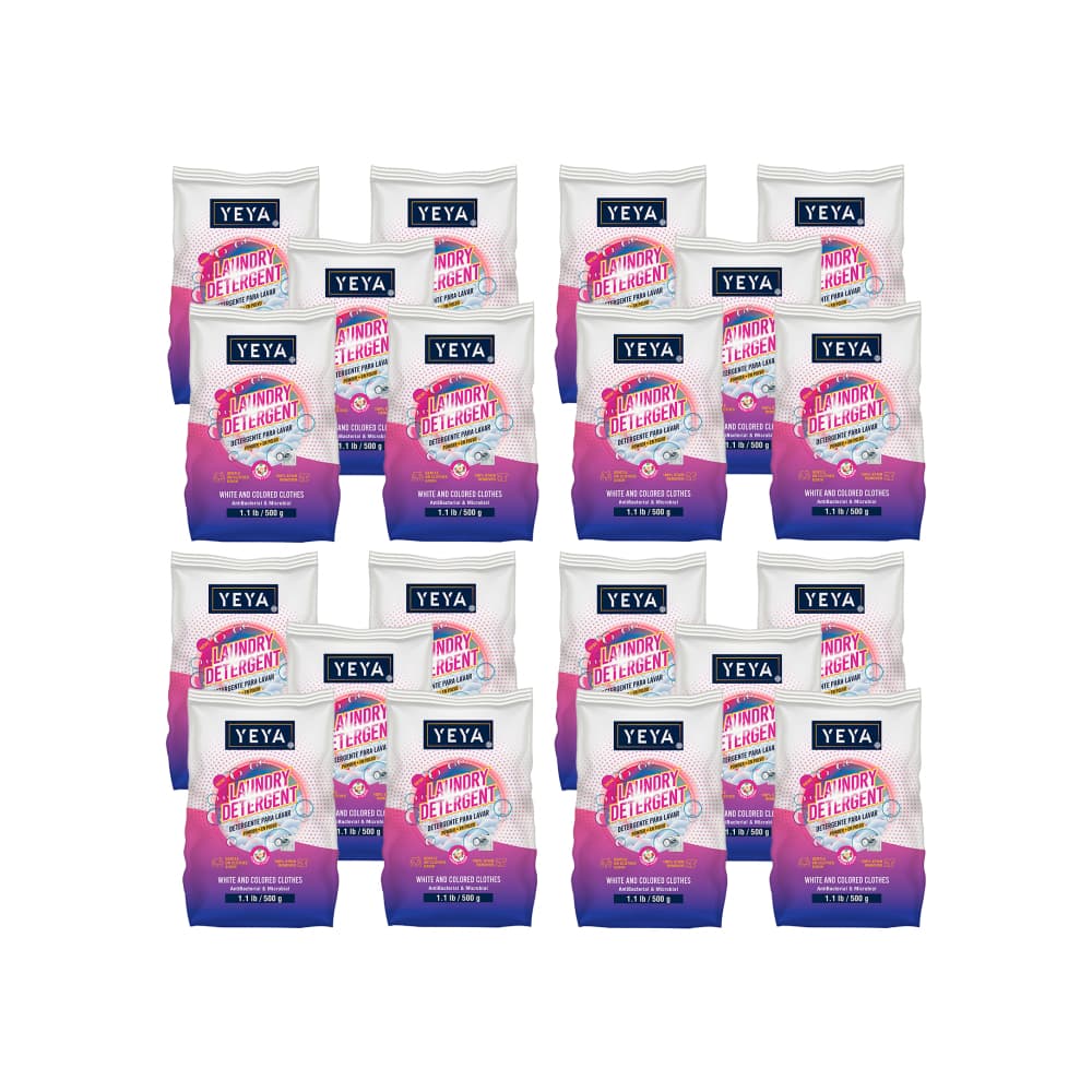 Detergente en polvo con aroma a flores Yeya (20 x 500 g / 1.1 lb) - Imagen 1