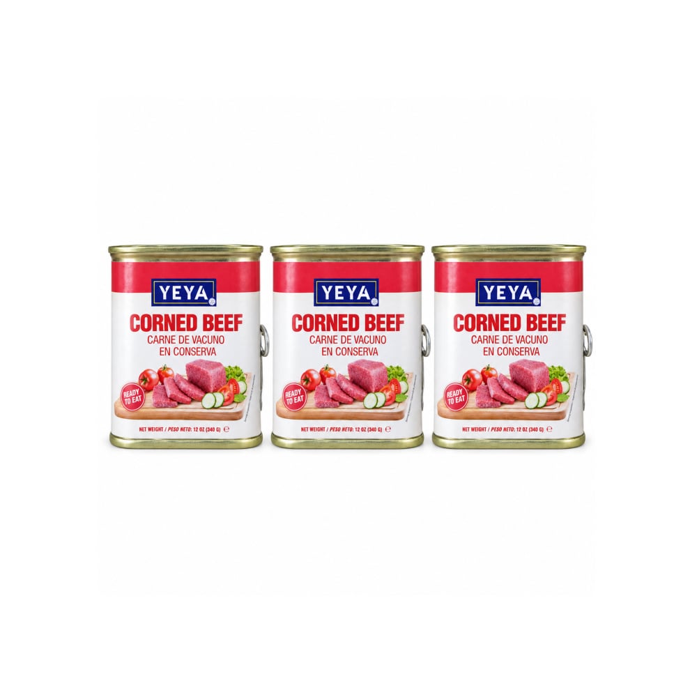 Carne de res en conserva - spam - Yeya ( 3 x 340 g / 12 oz) - Imagen 1