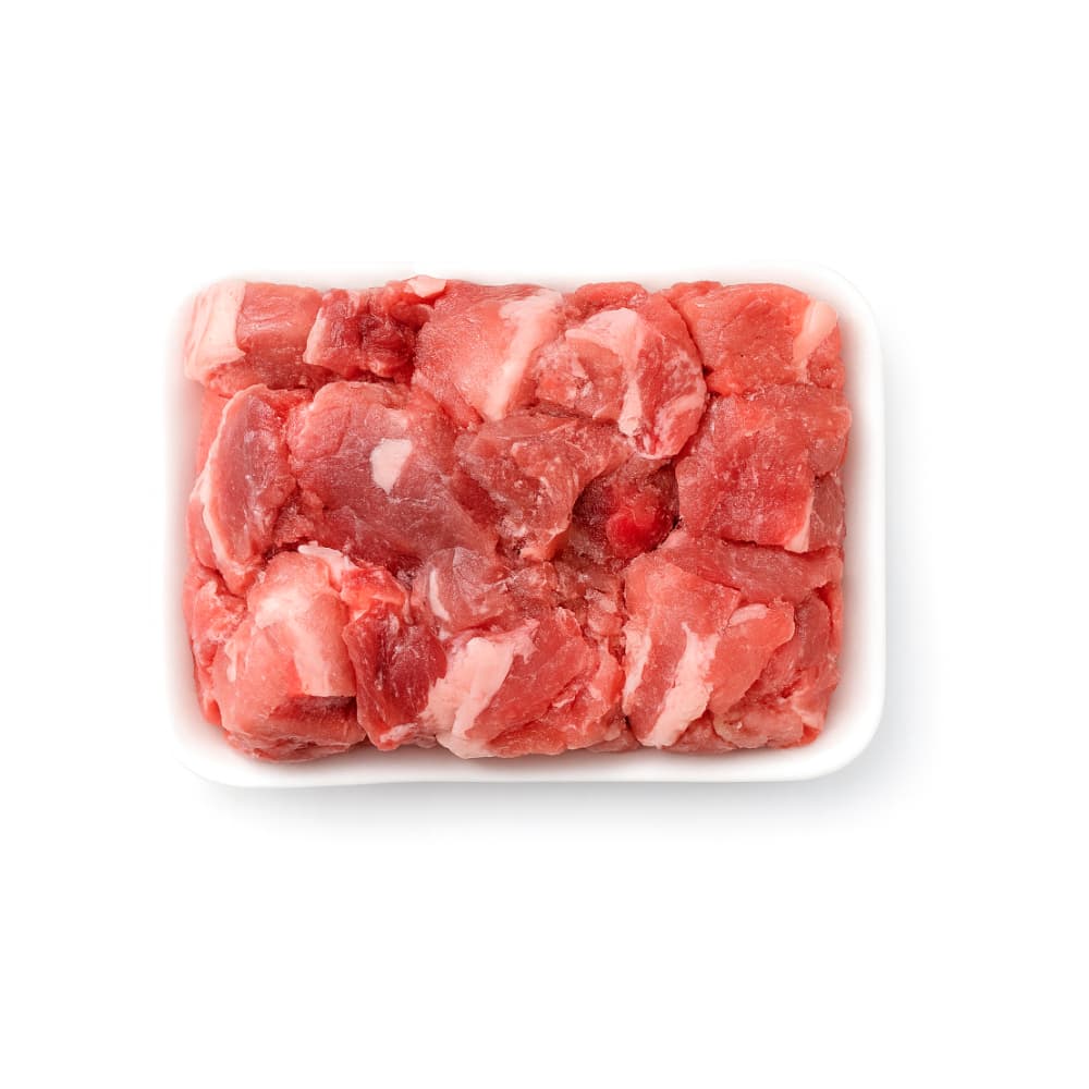 Carne de cerdo troceda PDL LMC (1 kg / 2.2 lb) - Imagen 1