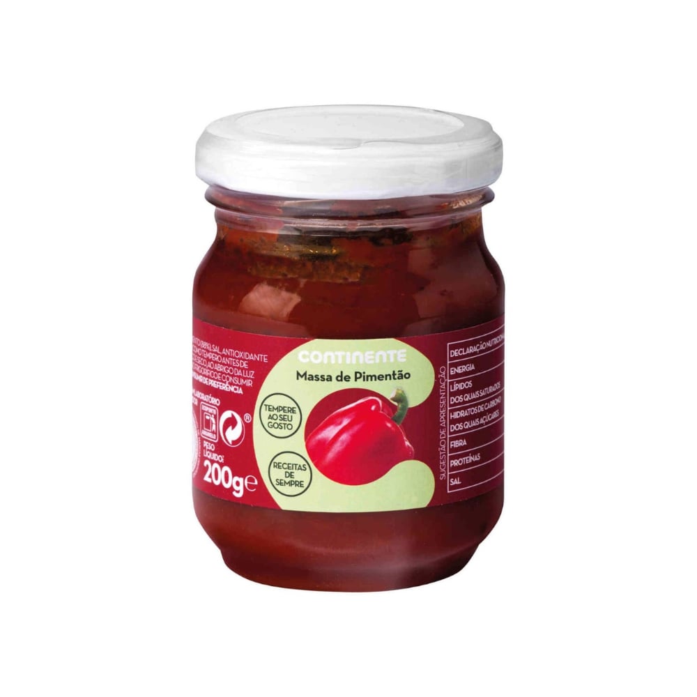 Pasta de pimiento morrón sin gluten Continente (200 g / 7.05 oz) - Imagen 1