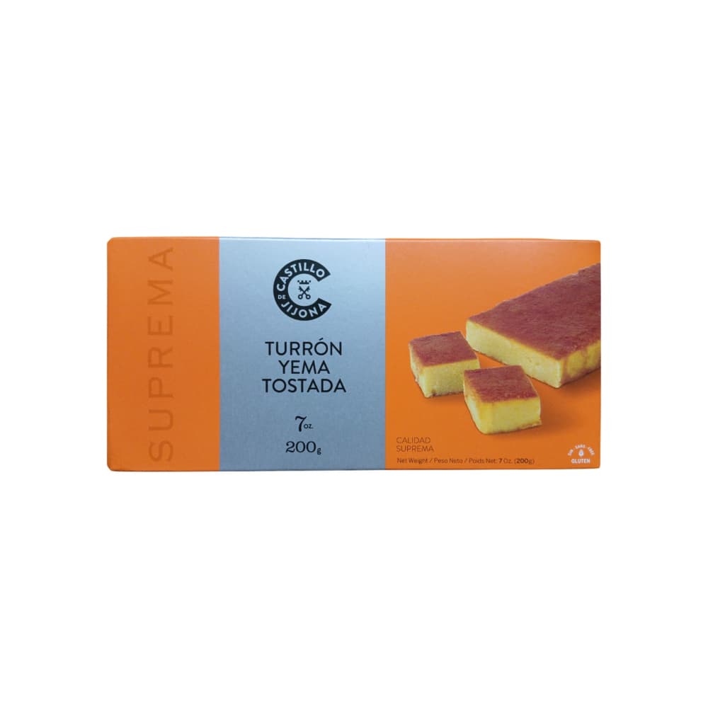 Turrón yema tostada Castillo de Jijona (200 g / 7 oz) - Imagen 1