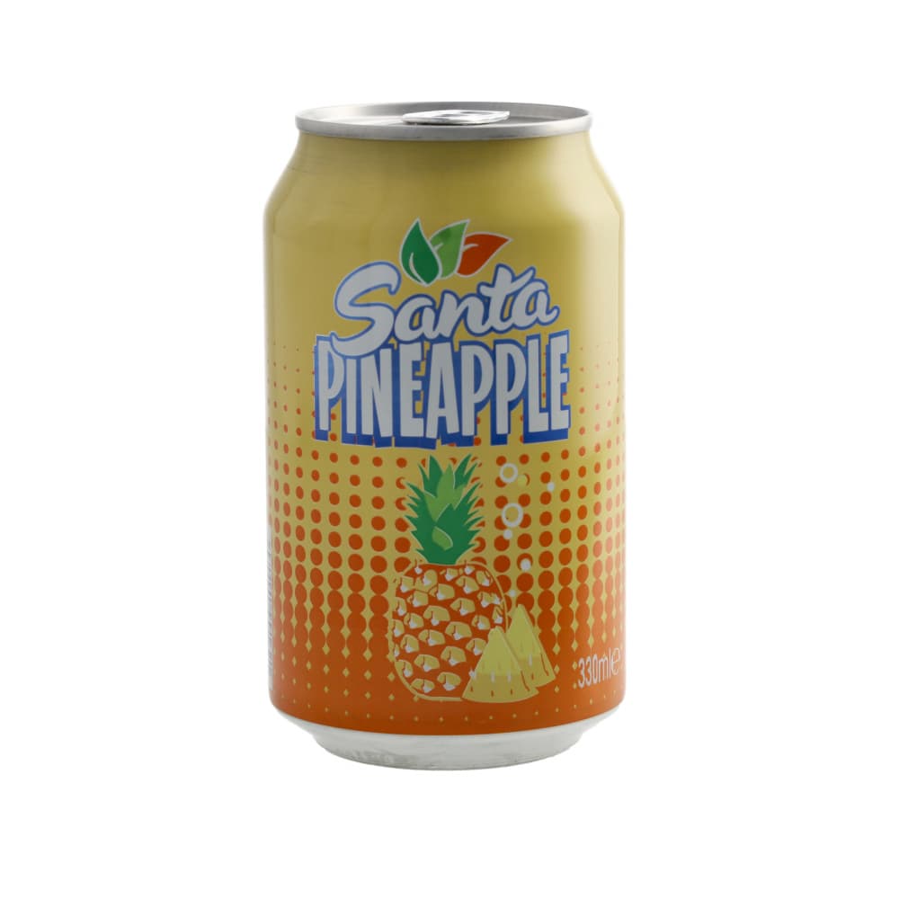Refresco gaseado de piña Santa (330 ml) - Imagen 1