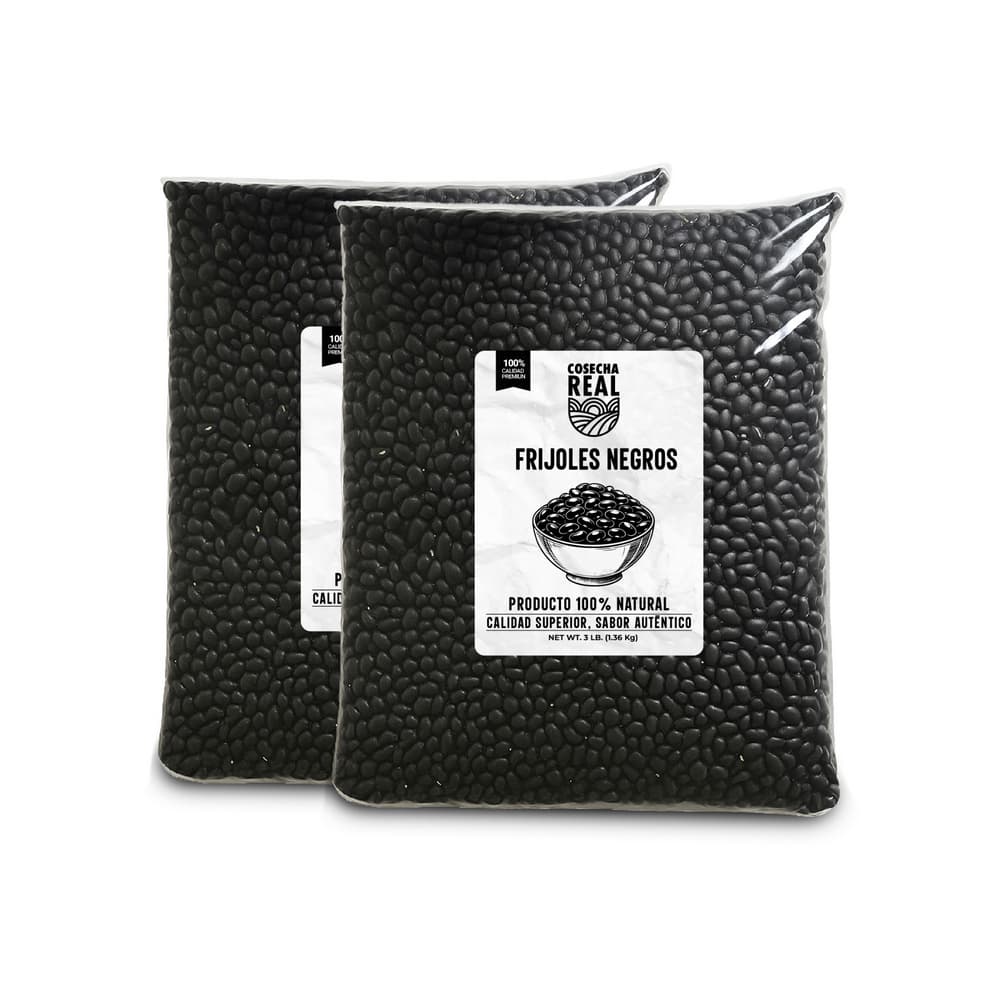 Frijoles negros Cosecha Real (2 x 1.36 kg / 3 lb) - Imagen 1