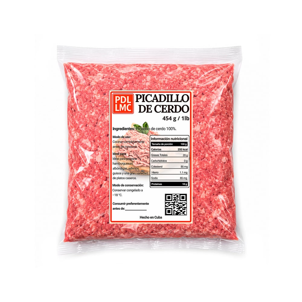 Picadillo de cerdo PDL LMC (454 g / 1 lb) - Imagen 1