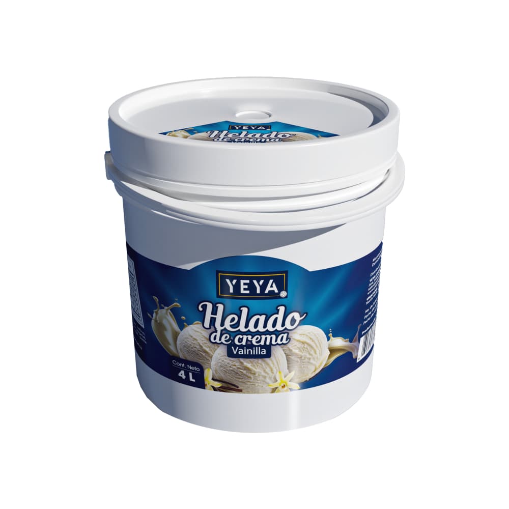 Helado de crema sabor vainilla YEYA (4 L) - Imagen 1