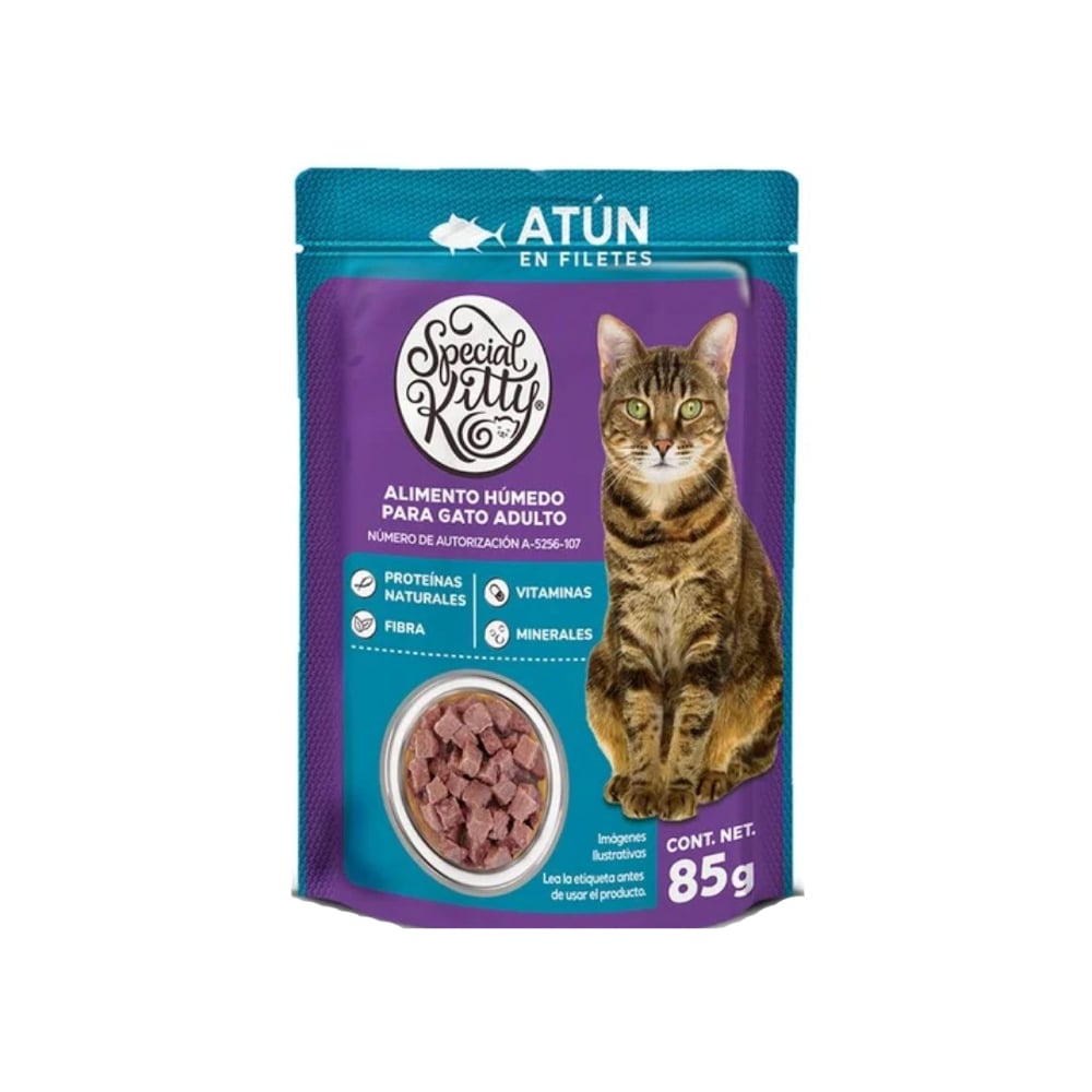 Alimento húmedo para gato adulto atún en filete Special Kitty (85 g / 3 oz) - Imagen 1
