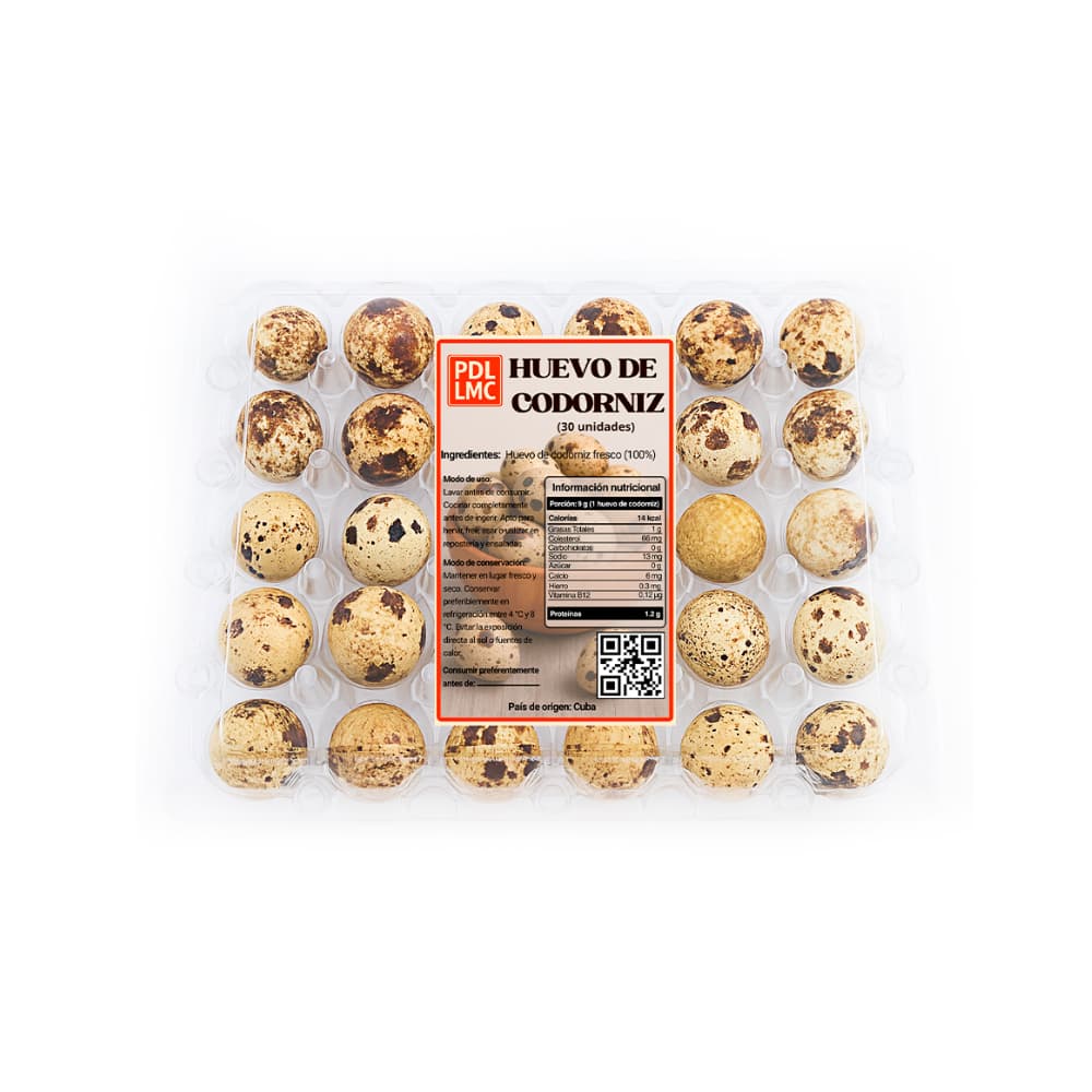 Huevo criollo de codorniz PDL LMC (30 U) - Imagen 1