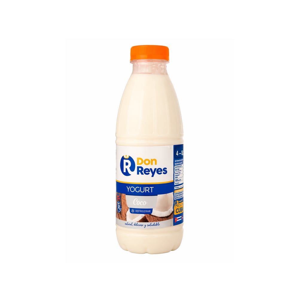 Yogurt natural sabor coco Don Reyes (1 L) - Imagen 1