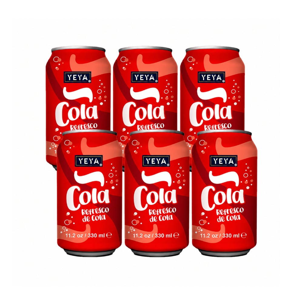 Refresco gaseado de cola YEYA (6 x 330 ml / 11.2 fl oz) - Imagen 1