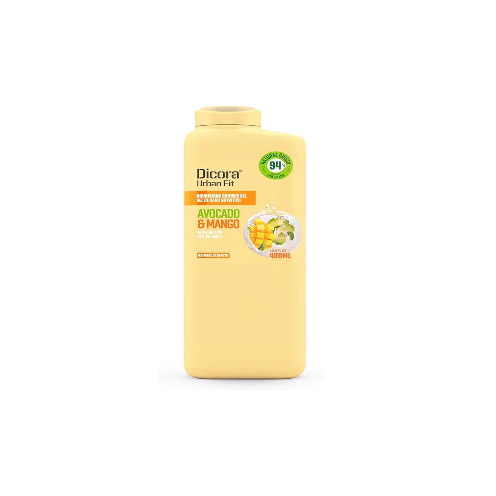 Gel de baño nutritivo con extracto de aguacate y mango Dicora (400 ml) - Imagen 1