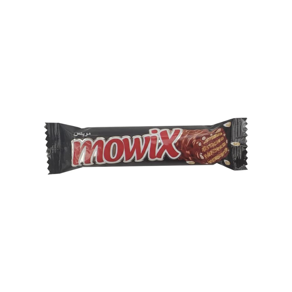 Oblea crujientes de arroz recubierta de cacao Mowix (25 g) - Imagen 1