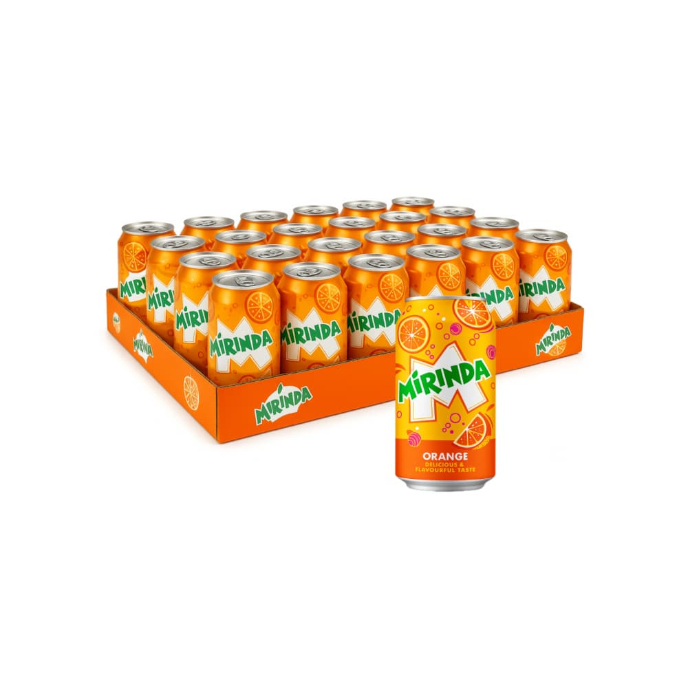 Refresco gaseado sabor naranja Mirinda (24 x 300 ml) - Imagen 1