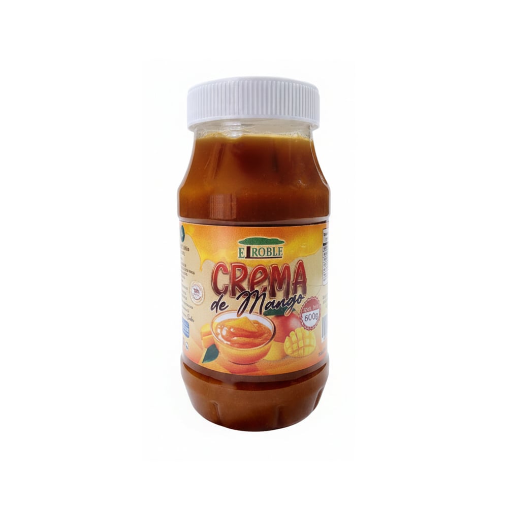 Crema de mango El Roble (600 g / 1.32 lb) - Imagen 1