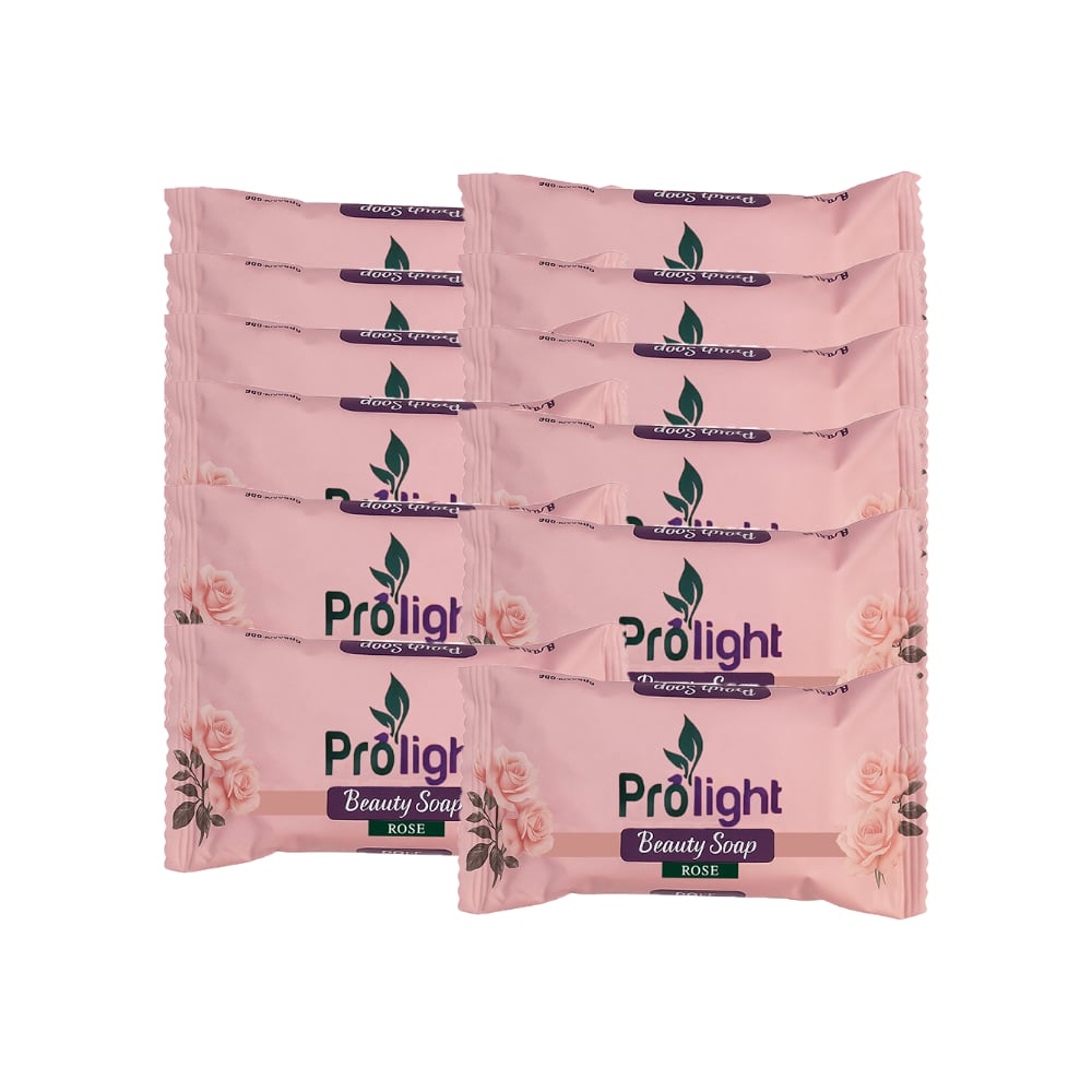 Jabón de belleza con fragancia a rosas Prolight (12 x 100 g / 3.52 oz) - Imagen 1