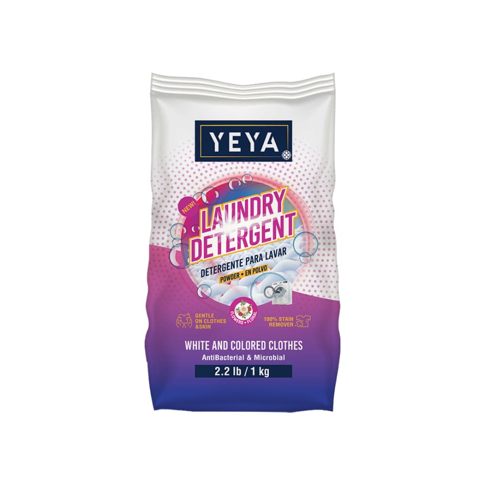 Detergente en polvo con aroma a flores Yeya (1 kg / 2.2 lb) - Imagen 1