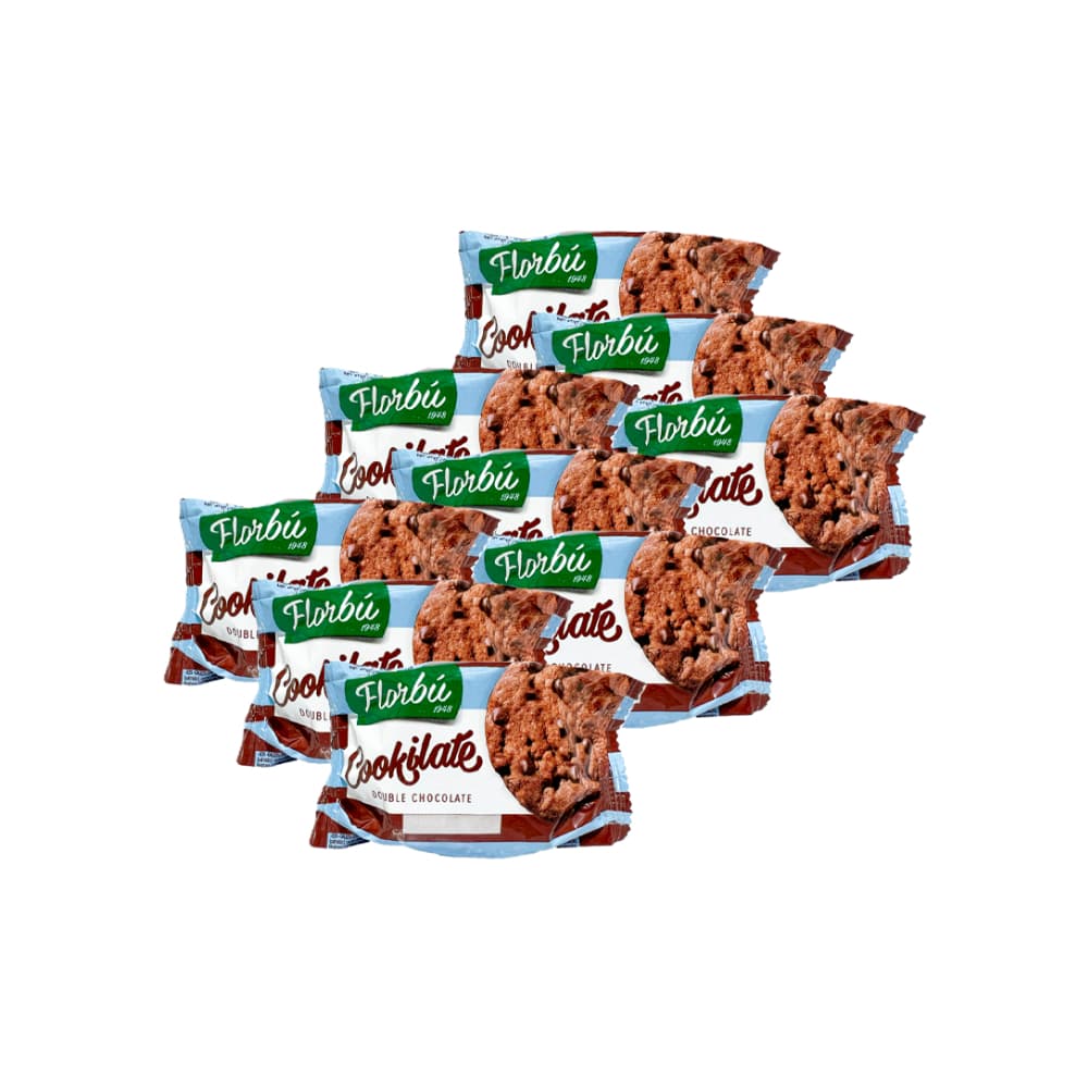 Galletas con cacao y pepitas de chocolate (9 x 45 g / 1.58 oz) - Imagen 1