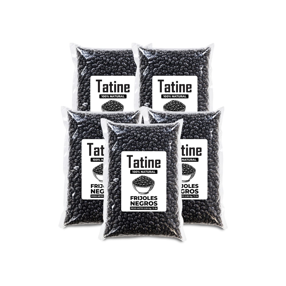Frijoles negros Tatine (5 x 2.26 kg / 5 lb) - Imagen 1
