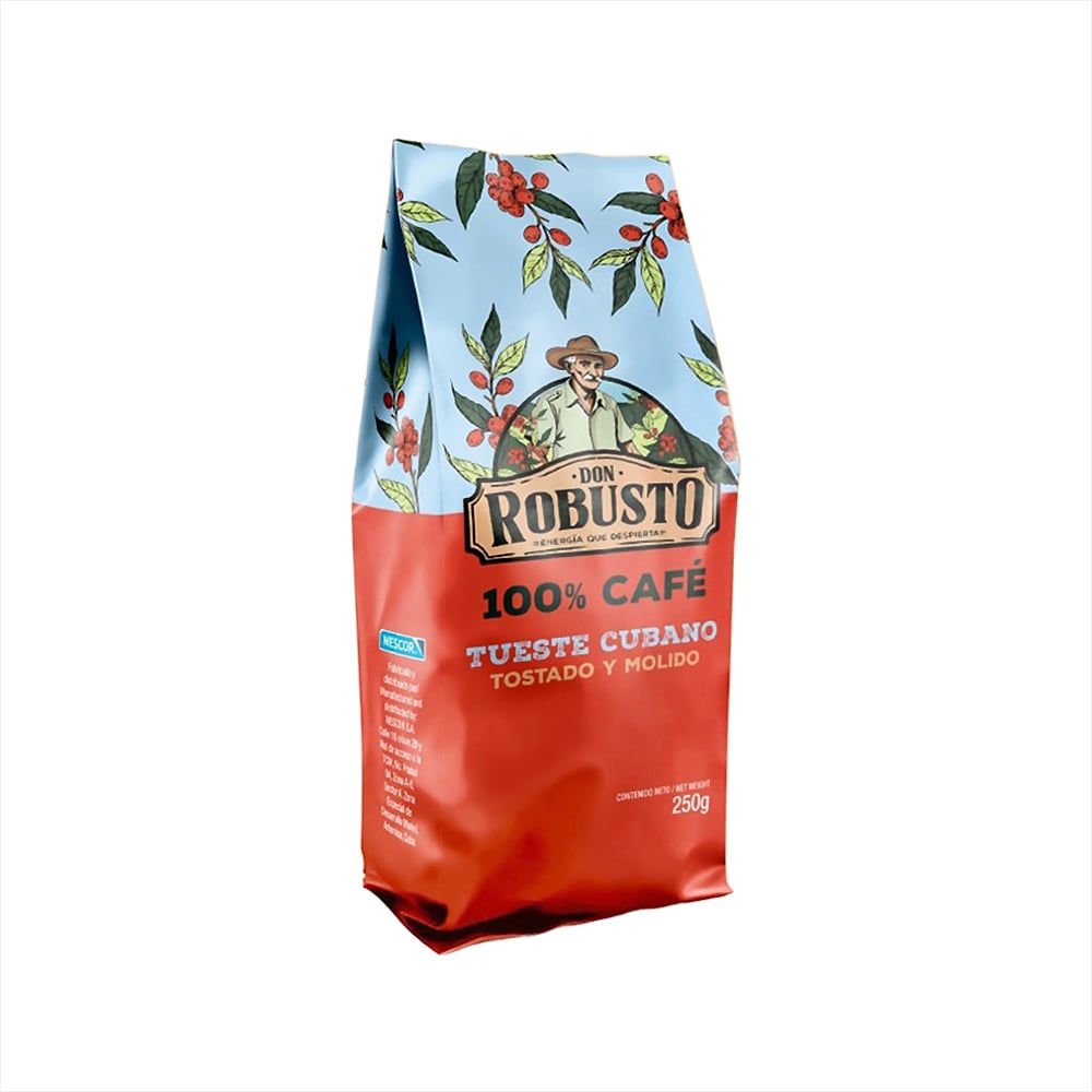 Café tostado y molido Don Robusto (250 g / 8.8 oz) - Imagen 1