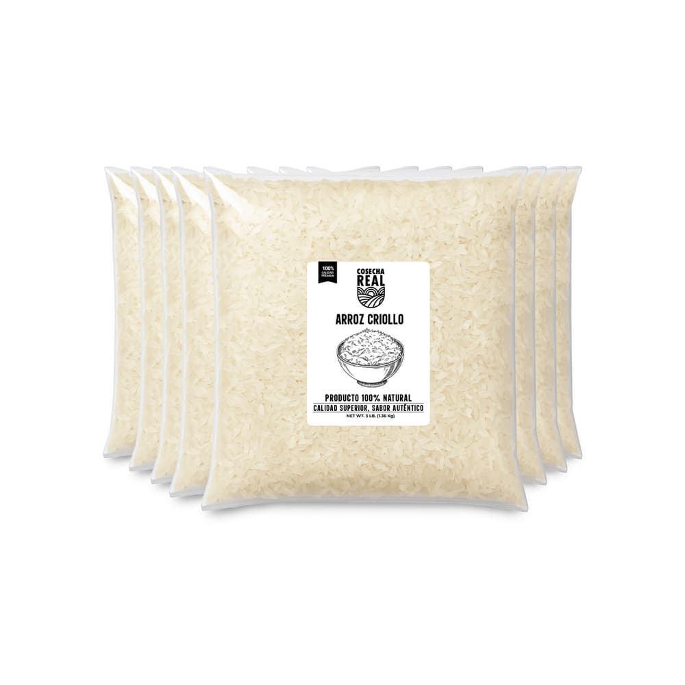 Arroz criollo Cosecha Real (8 x 1.36 kg / 3 lb) - Imagen 1