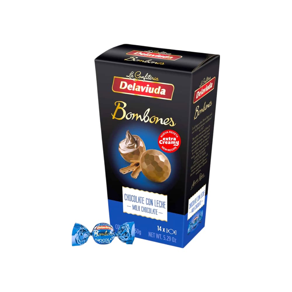 Bombones de chocolate con leche Delaviuda (150 g / 5.29 oz) - Imagen 1