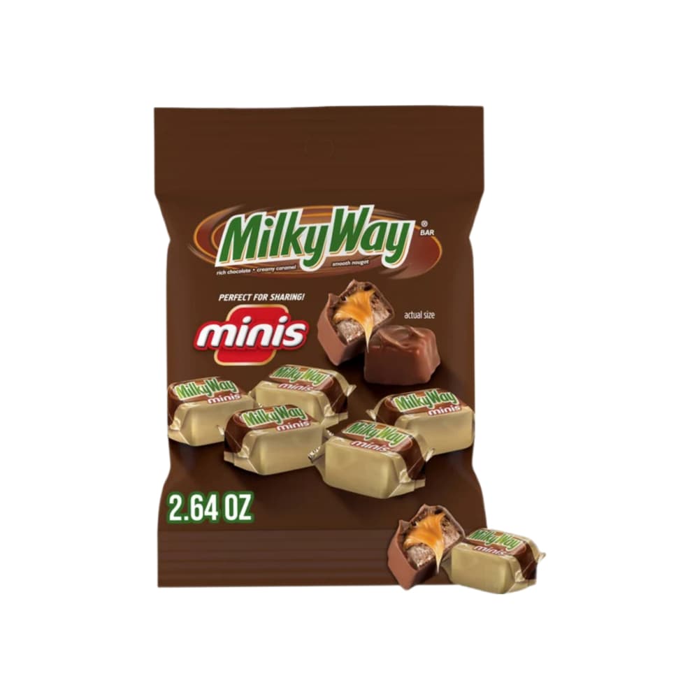Barras de chocolate con leche minis Milky Way (74.8 g / 2.64 oz) - Imagen 1