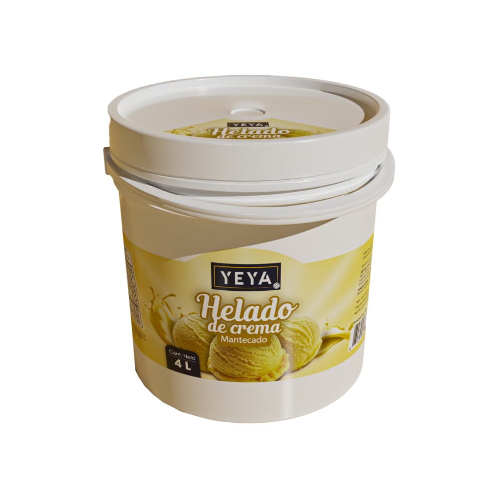 Helado de crema sabor mantecado YEYA (4 L) - Imagen 1