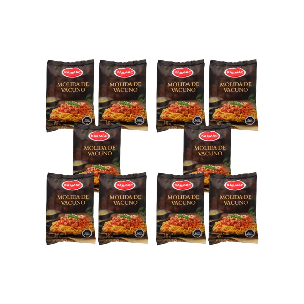 Molida de vacuno - res - Karmac (10 X 250 g / 8.81 oz) - Imagen 1