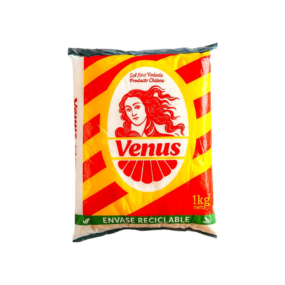 Sal fina yodada Venus (1 kg / 2.2 lb) - Imagen 1
