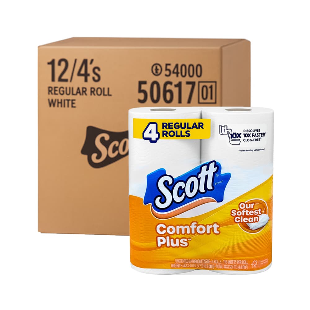 Papel sanitario doméstico Scott Brand (12 x 4 U) - Imagen 1