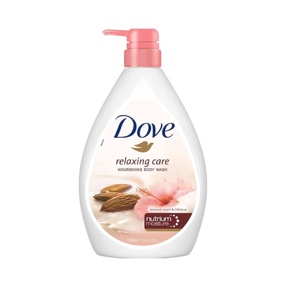 Gel de baño crema relajante de almendras e hibisco Dove (1 L / 33.8 oz) - Imagen 1