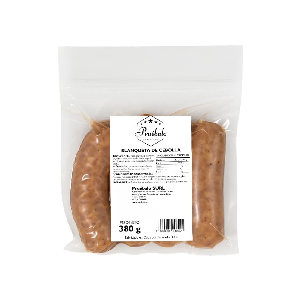 Blanqueta de cebolla Pruébalo (380 g / 13.40 oz) - Imagen 1