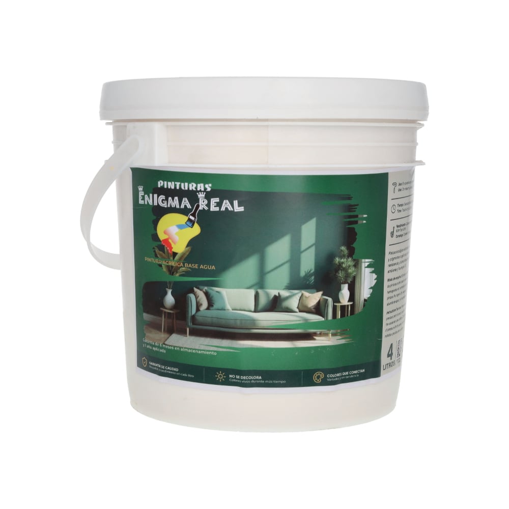 Pintura Acrílica Marfil ENIGMA REAL (4 L) - Imagen 1
