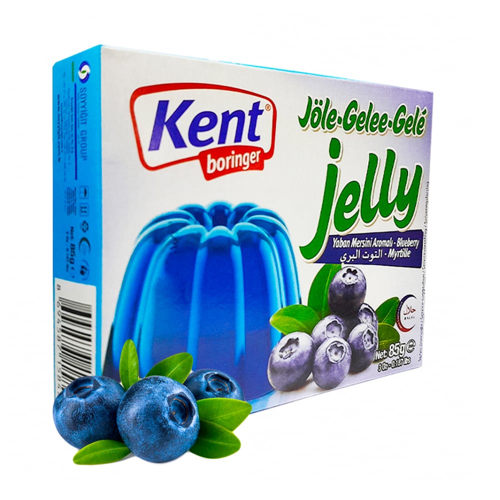 Gelatina sabor a arándanos Kent boringer (85 g / 3 oz) - Imagen 1