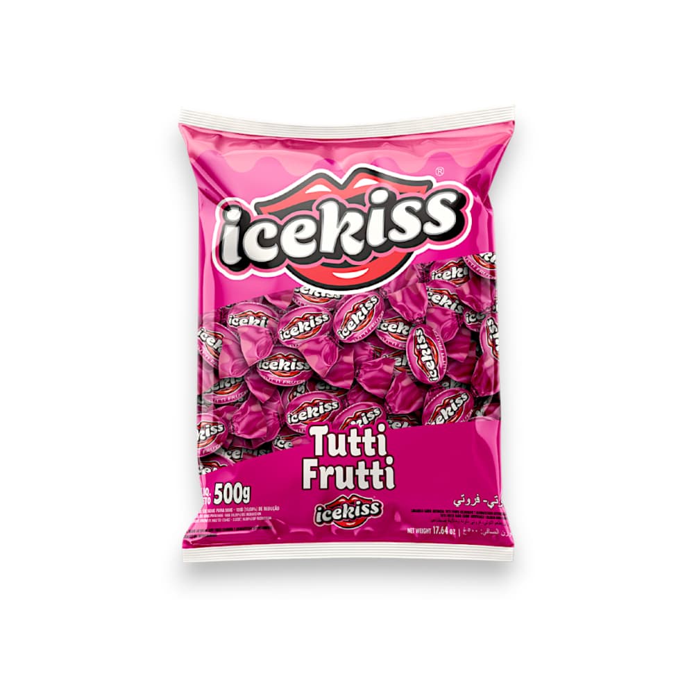 Caramelos duros sabor tutti frutti Icekiss (500 g / 1.1 lb) - Imagen 1