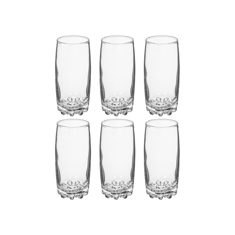 Juego de 6 vasos cristal agua Roma 280 ml Alessandro - Imagen 1