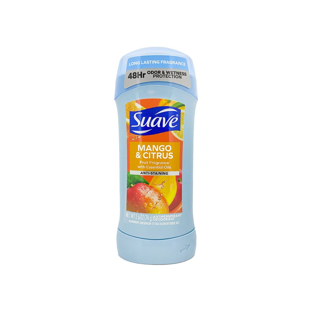 Desodorante antitranspirante con aroma a mango y cítricos Suave (74 g / 2.6 oz) - Imagen 1