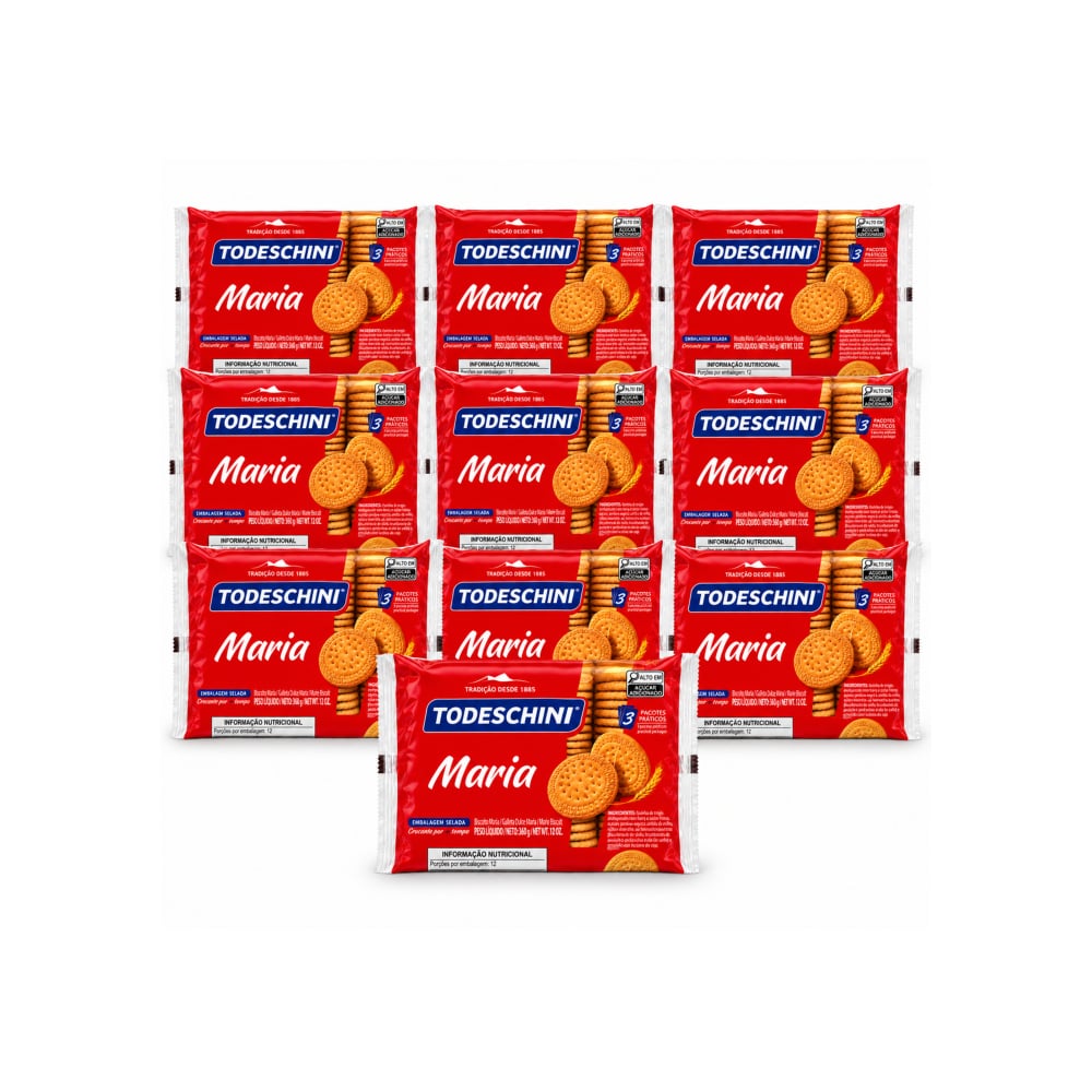 Galletas María Todeschini (10 x 360 g / 12.7 oz) - Imagen 1